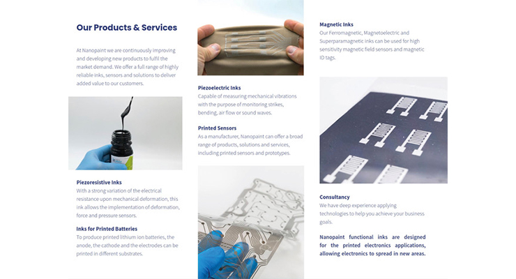 Nanopaint Develops, Commercializes Electroactive, Functional Inks for ...