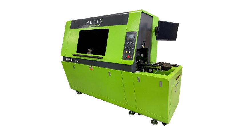 Inkcups Extends High Throw Capabilities to Cylindrical Inkjet Printing
