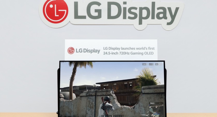 LG Display Launches 24.5-inch 720Hz Gaming OLED Panel